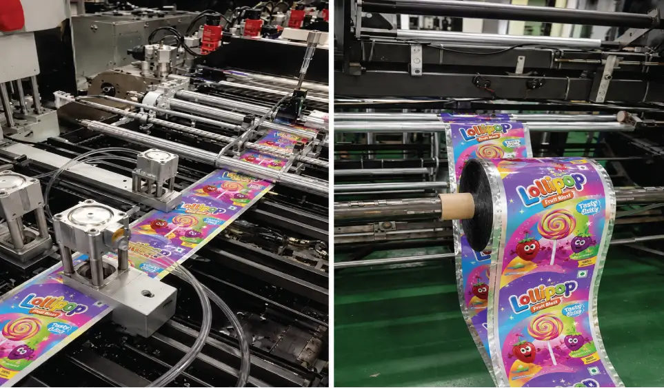 Custom Printing With Vibrant Lollipop Wrapper Artwork