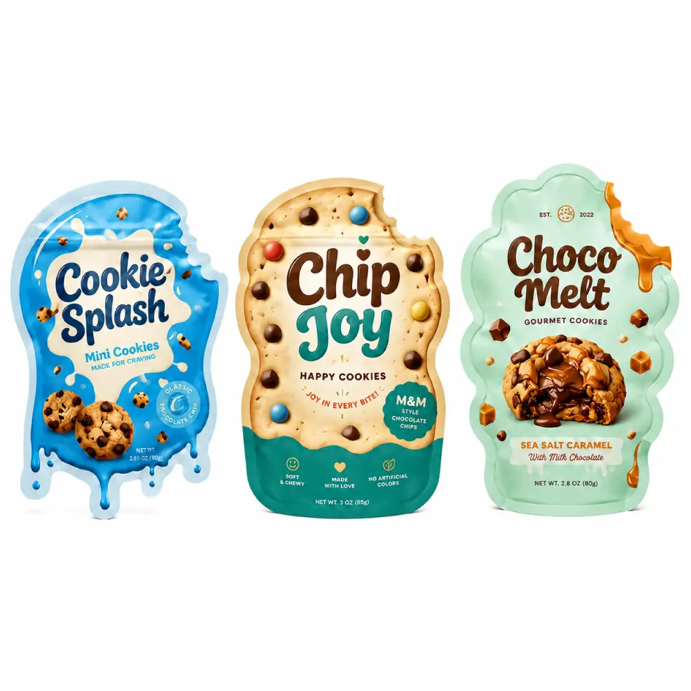 Die Cut Cookie Wrappers with Unique Shape and Premium Printing