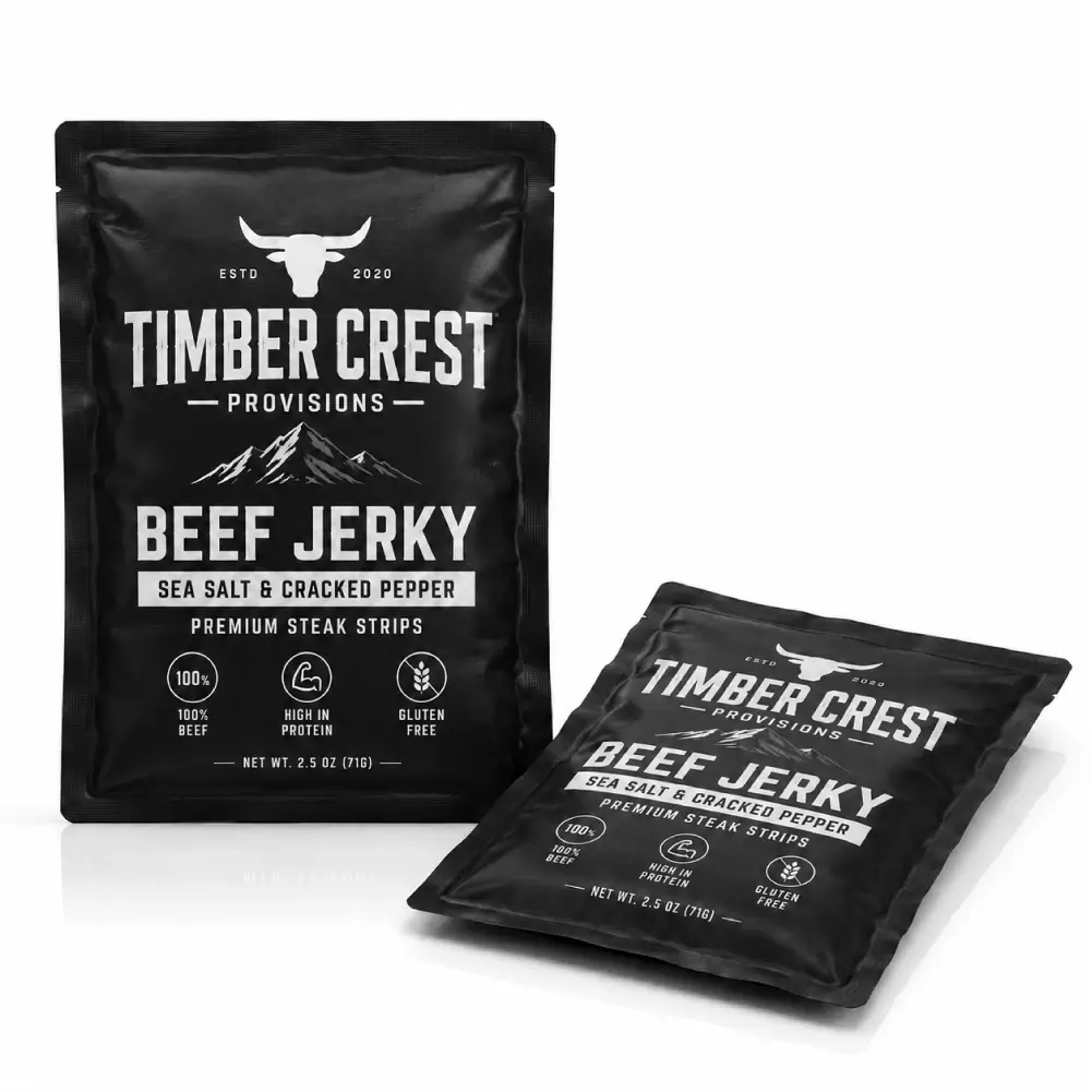 Flat Beef Jerky Pouches With High-Barrier Food Packaging