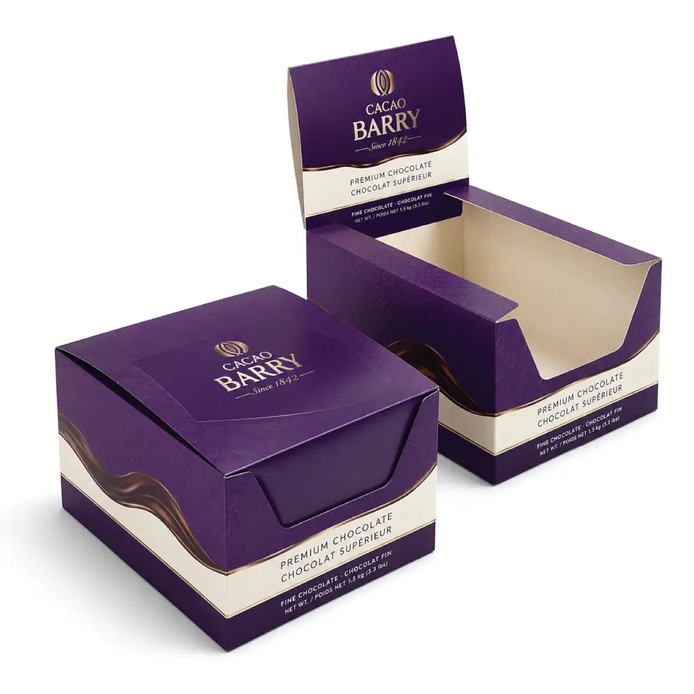 Fold-To-Display Retail Boxes With Dual-Purpose Display Design