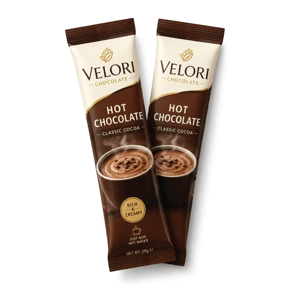Hot Chocolate Individual Packets With Premium Packaging Design