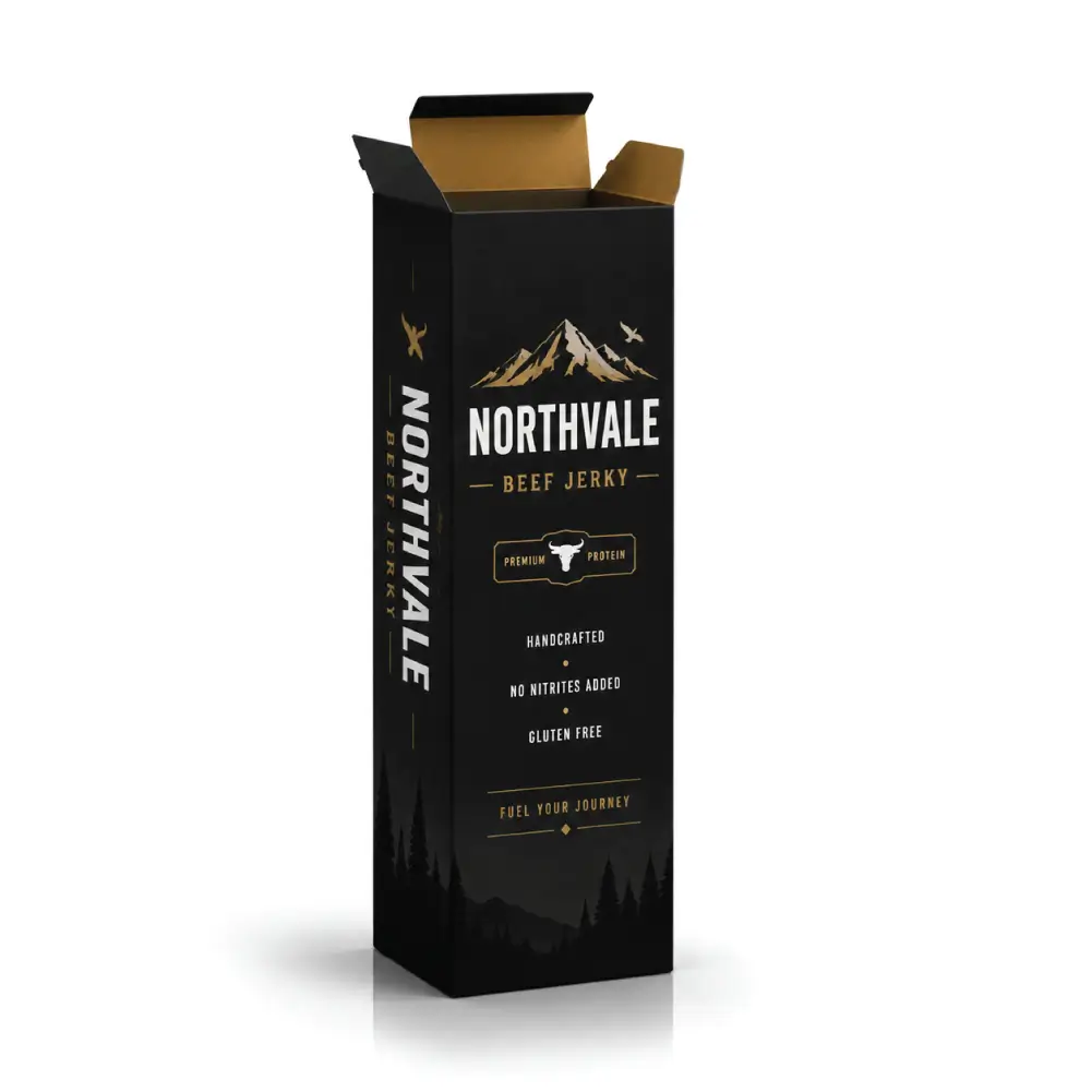 Individual Beef Jerky Boxes With Single-Serve Presentation