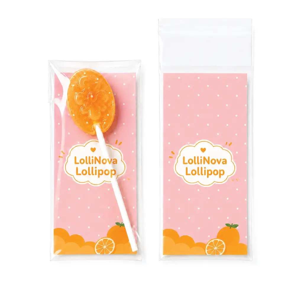 Lollipop Wrapper Packets With Organized Candy Packaging Format