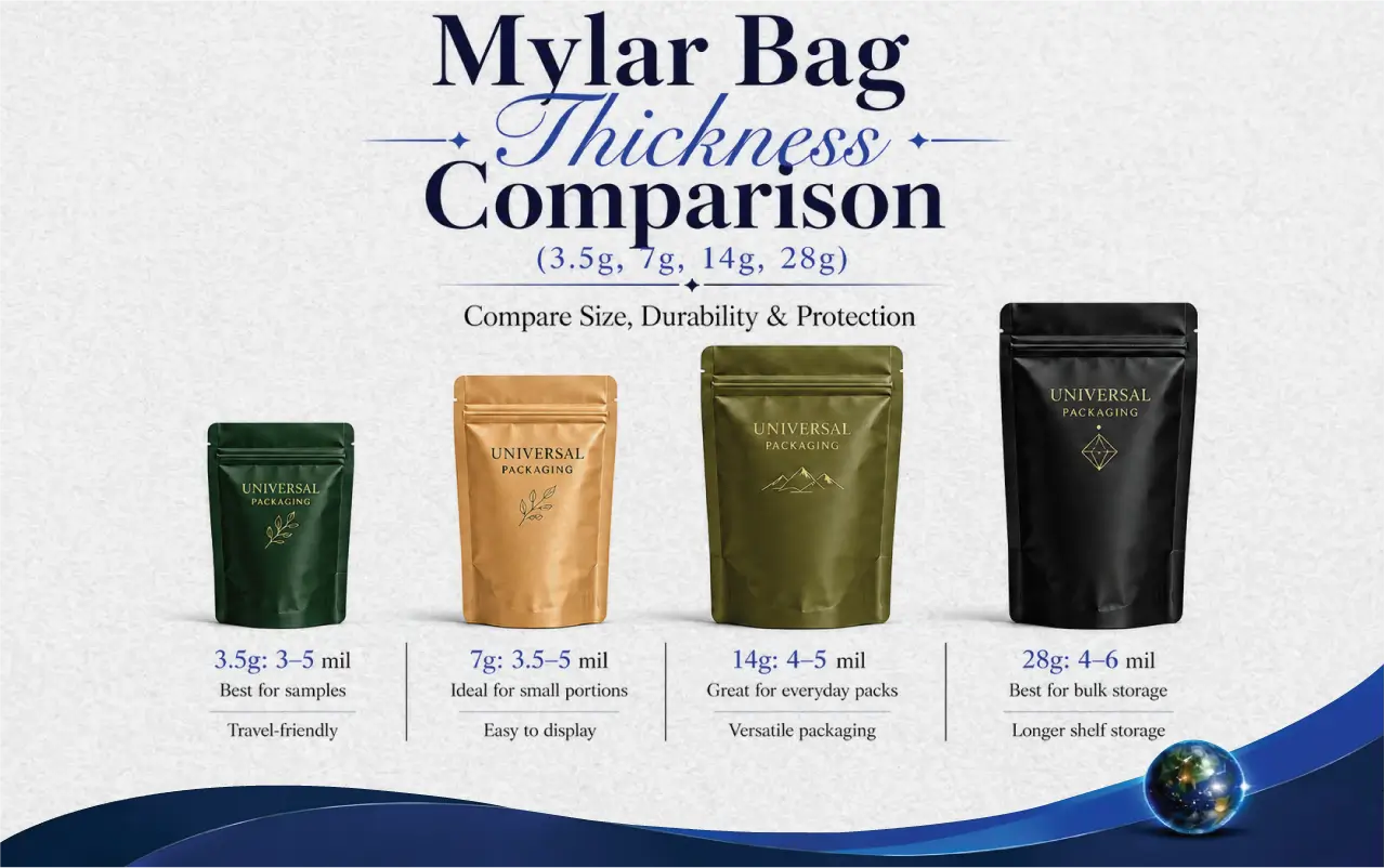 Mylar Bag Thickness Comparison