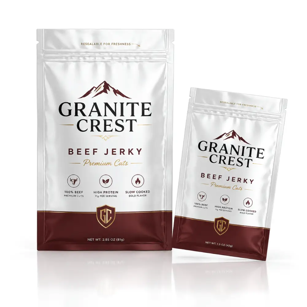 Resealable Flat Jerky Wrappers For Beef Jerky Packaging