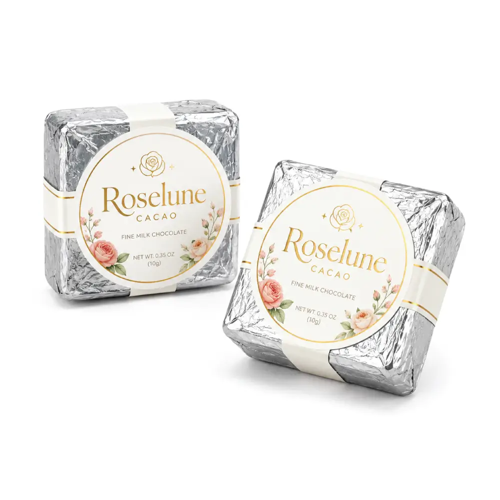 Custom Shaped Chocolate Labels With Creative Packaging Finishes