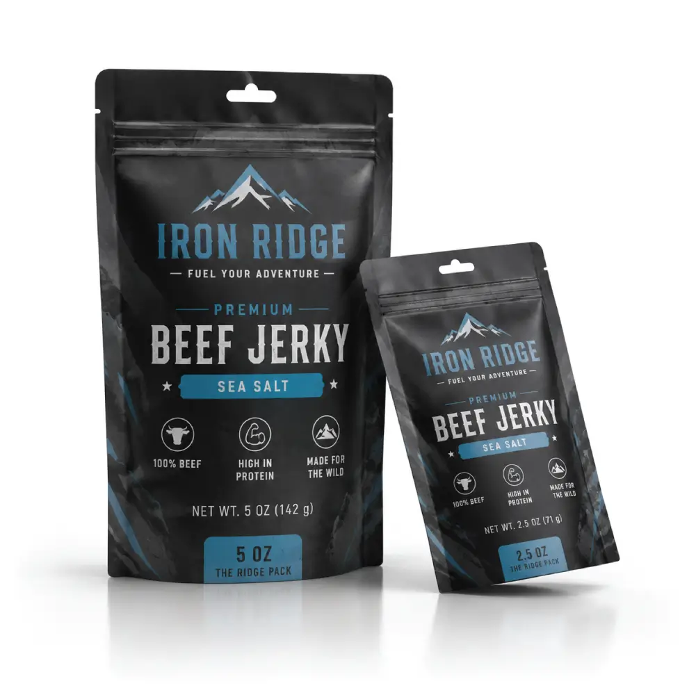Stand-Up Beef Jerky Wrappers For Beef Jerky Packaging