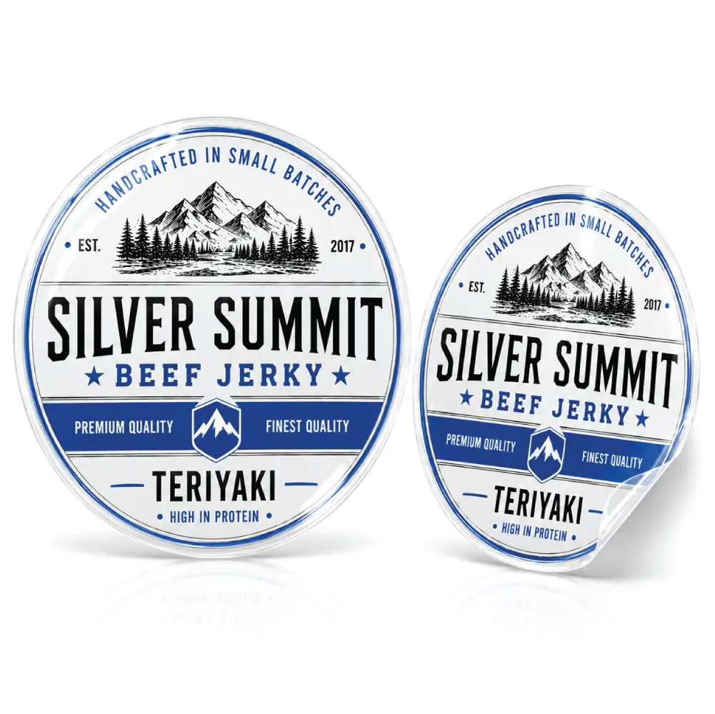 Transparent Beef Jerky Labels With Clear Product Visibility