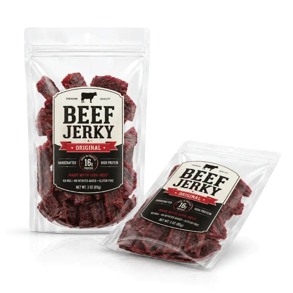 Transparent Jerky Wrappers For Beef Jerky Packaging