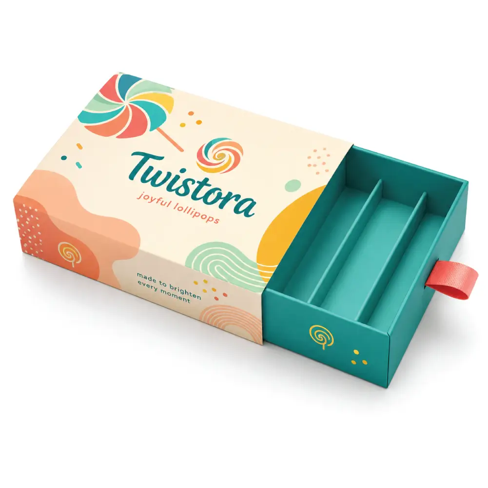 Tray Lollipop Boxes With Organized Product Arrangement