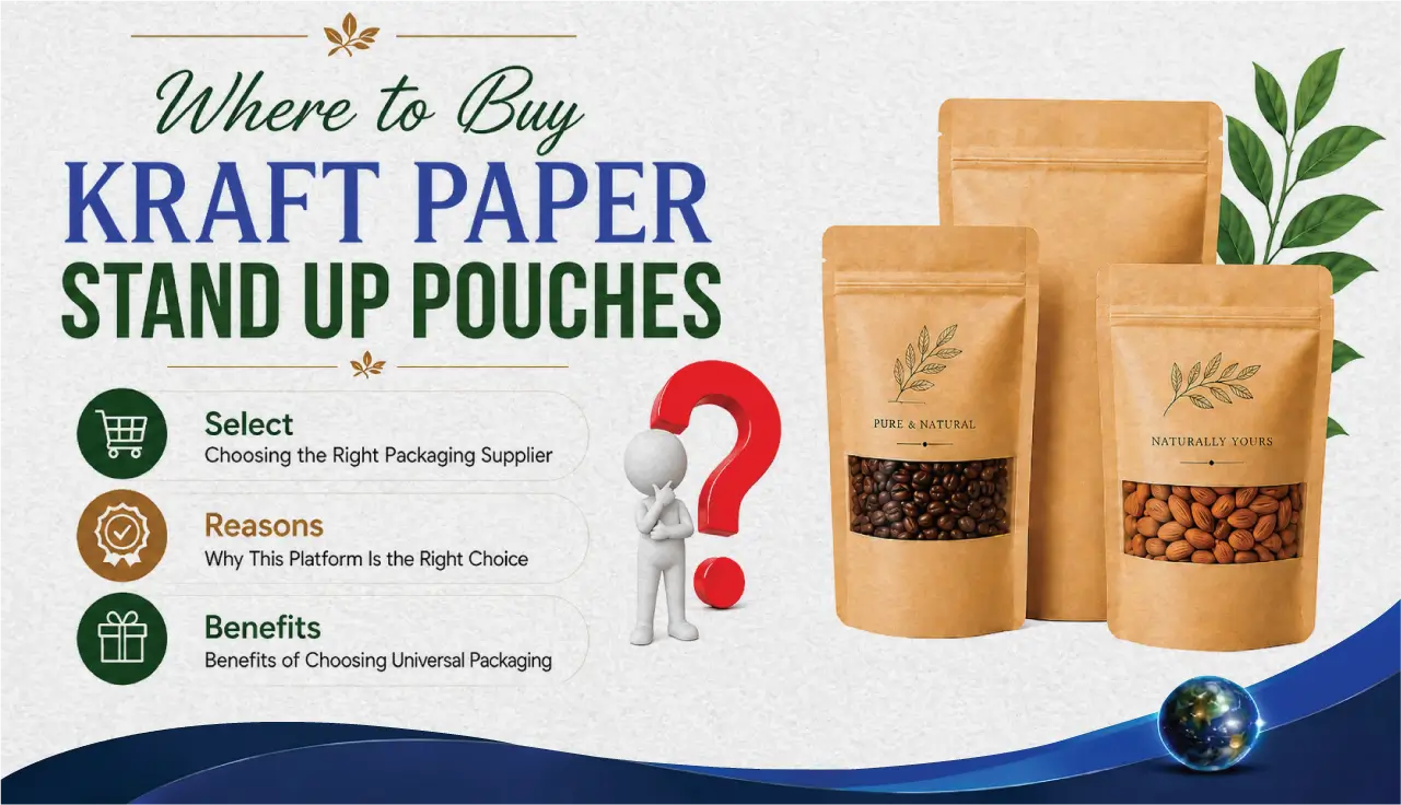 Where To Buy Kraft Paper Stand Up Pouches