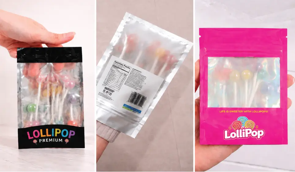 Window Cut-Outs With Clear Lollipop Packaging Visibility