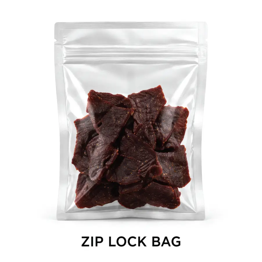 Zip Lock Bag with Resealable Closure