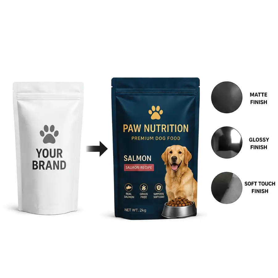 Branding and Graphics for Pet Food Packaging