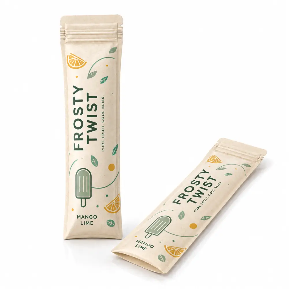 Child Resistant Popsicle Packaging With Secure Closure