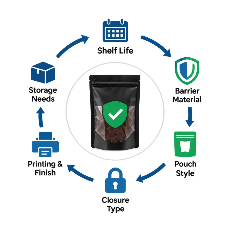 Choosing the Right Material for Beef Jerky Bags