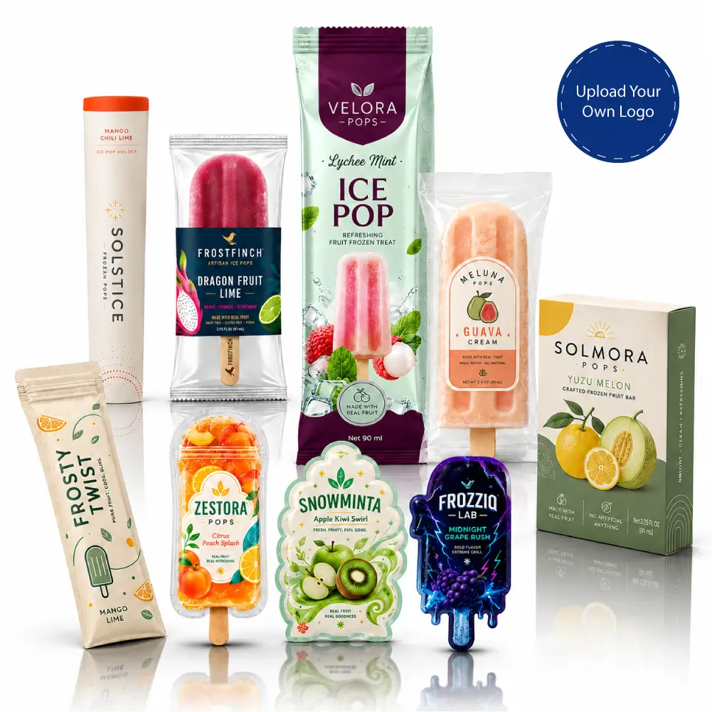 Custom Popsicle Packaging With Branded Product Presentation