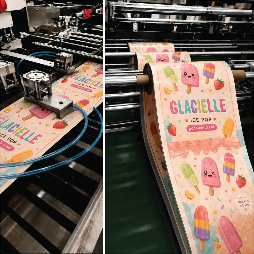 Custom Printing For Popsicle Bags