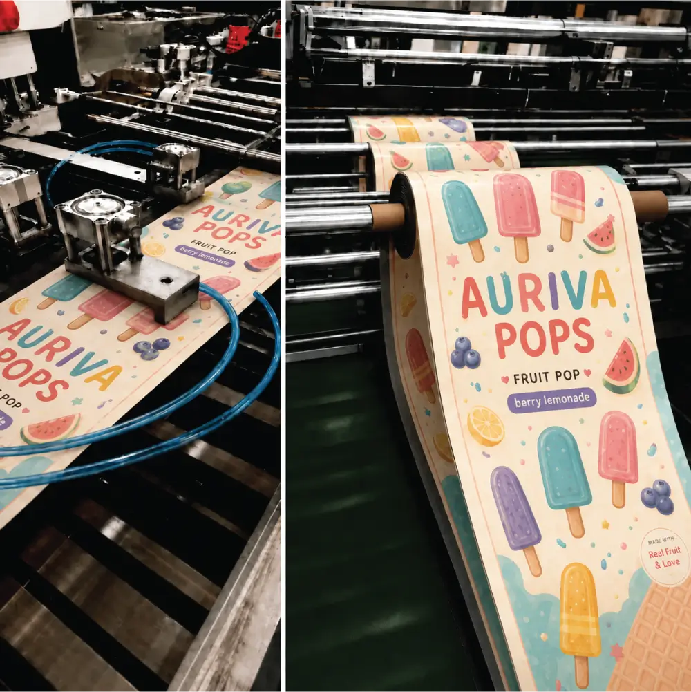 Custom Printing For Ziploc Popsicle Bags