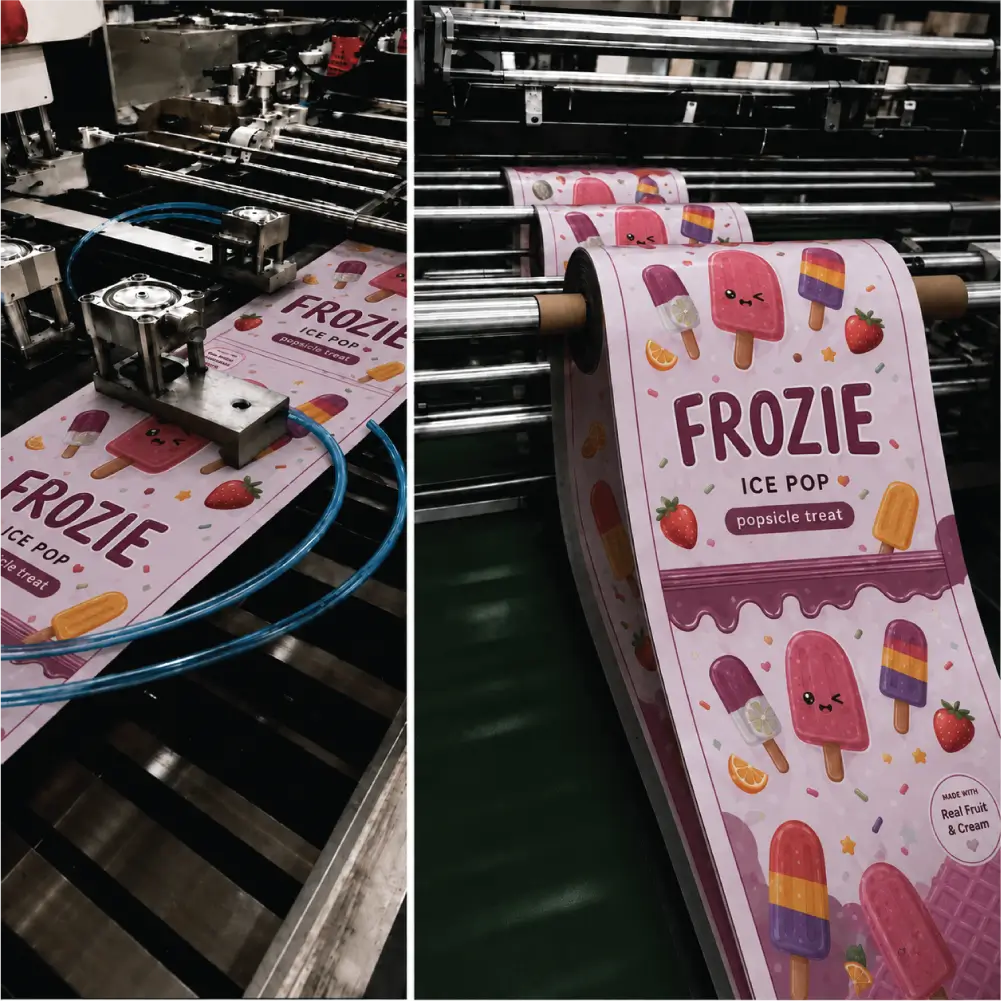 Custom Printing For Individual Popsicle Wrappers