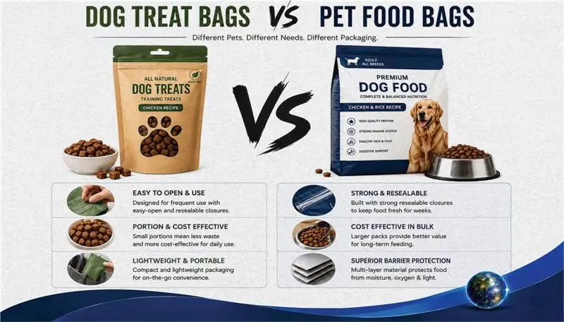 Dog Treat Bags Vs Pet Food Bags