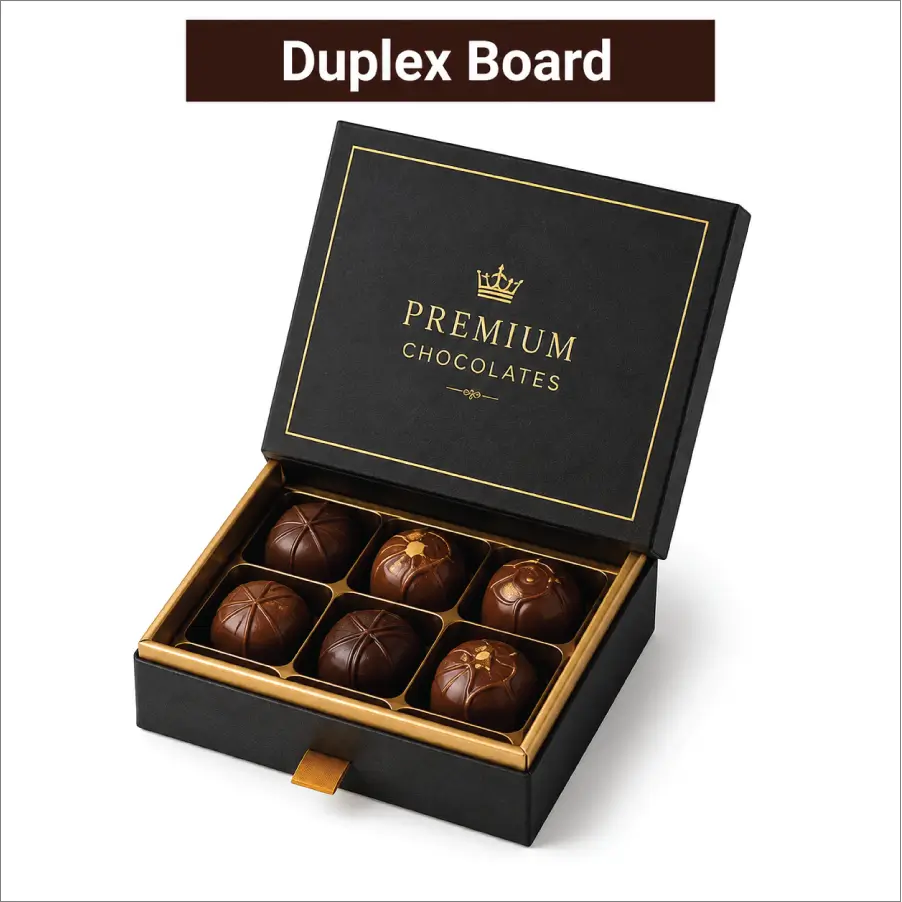 Duplex Board for Durable Chocolate Packaging