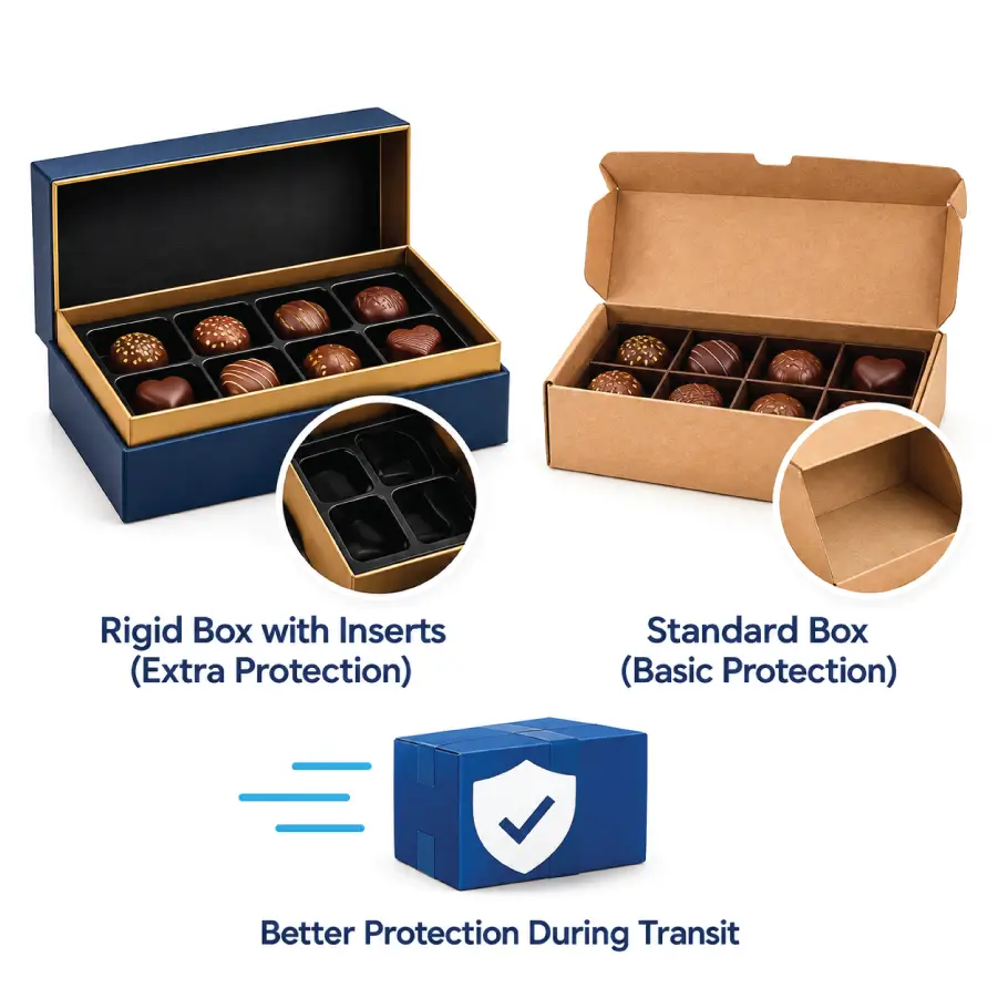 Durability and Protection for Chocolate Gift Boxes