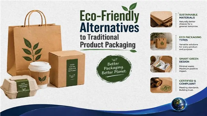 Eco-friendly alternatives for traditional product packaging
