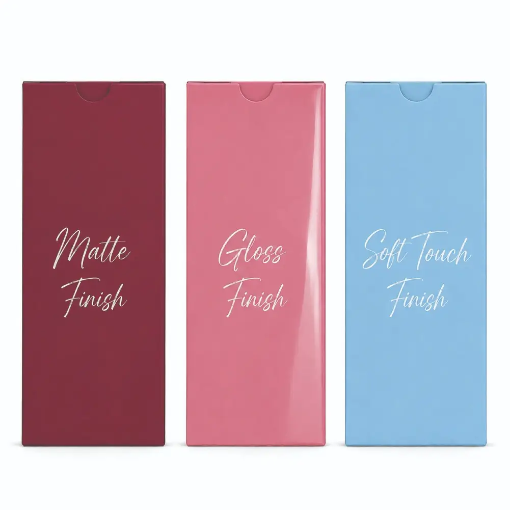 Finishing Options For Popsicle Boxes