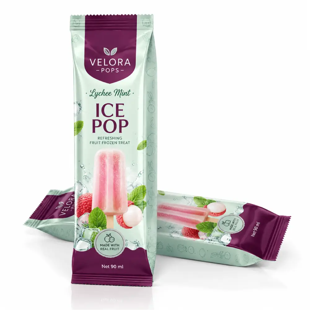 Gusseted Popsicle Bags With Expanded Product Space