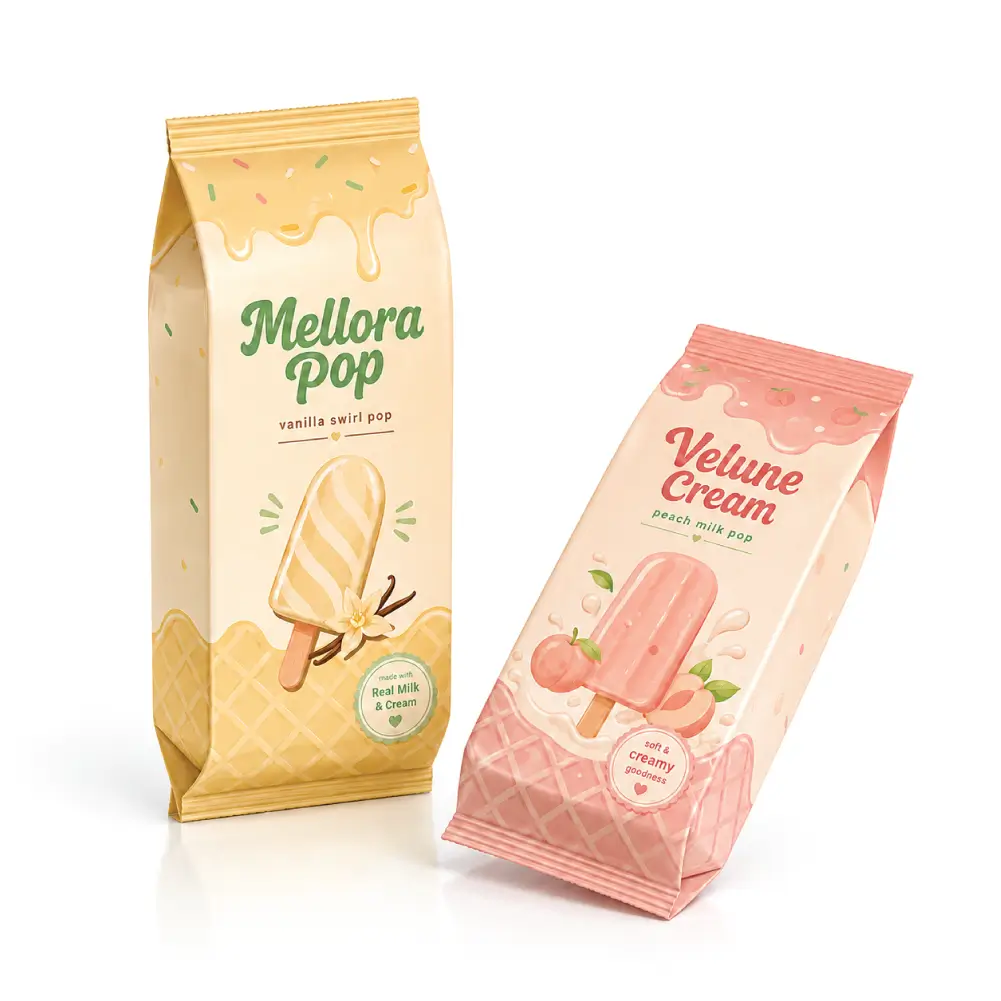Gusseted Popsicle Bags With Expanded Storage Space