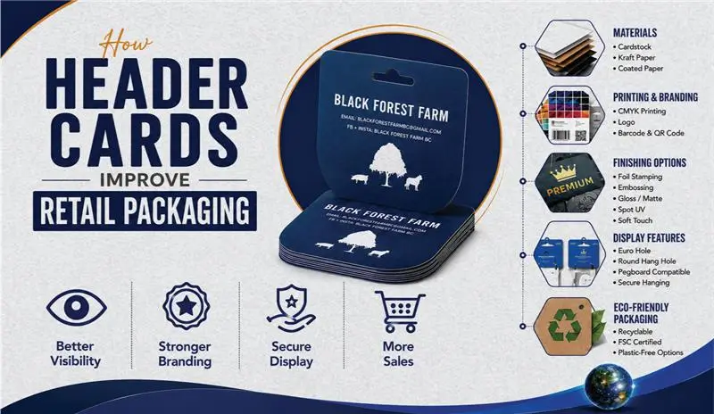 How Header Cards Improve Retail Packaging