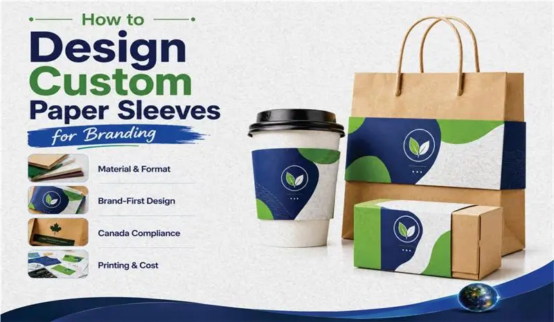 Custom paper sleeves designed for branding