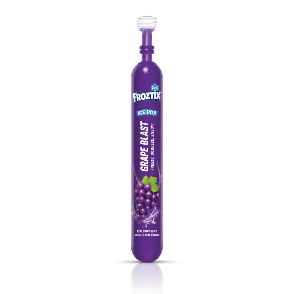 Ice Pop Tubes With Secure Frozen Treat Storage