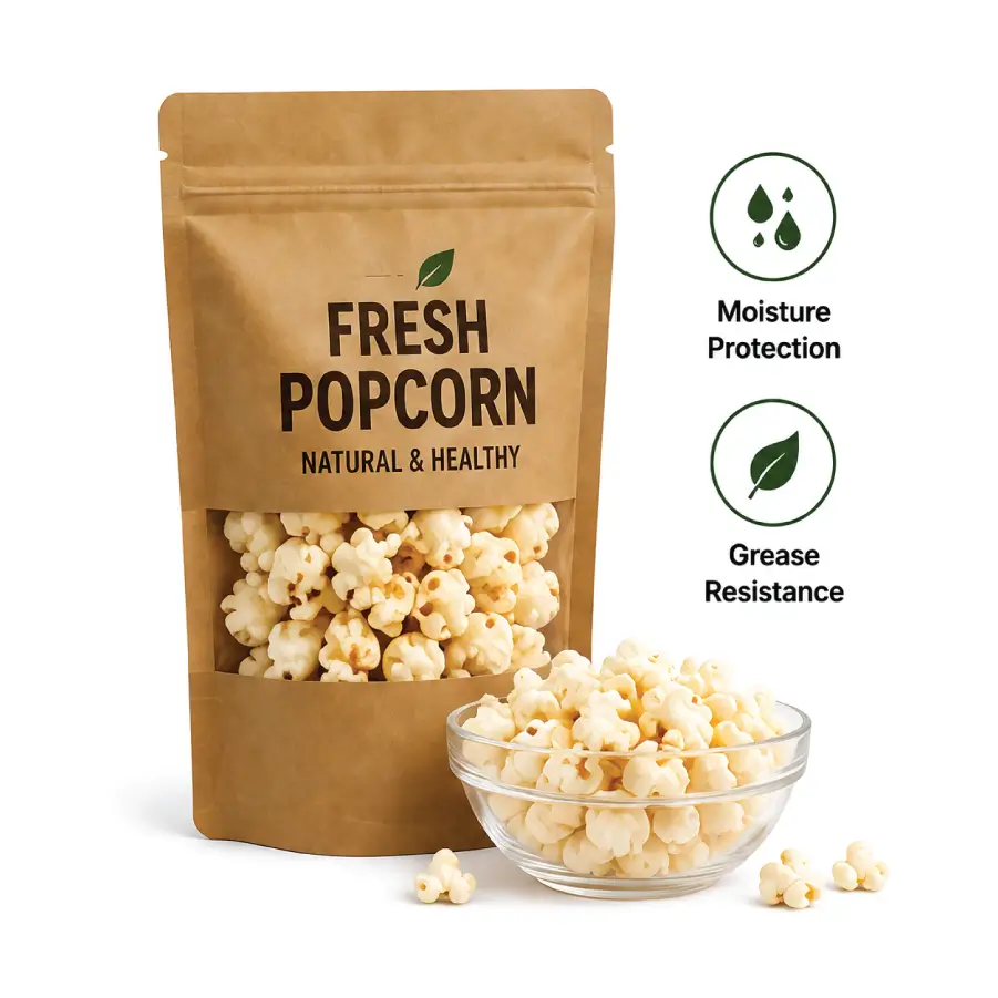 Kraft Paper for Fresh Popcorn Packaging
