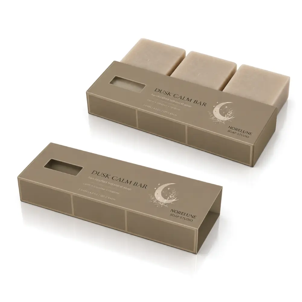 Multi-Pack Holster Soap Boxes With Organized Product Presentation