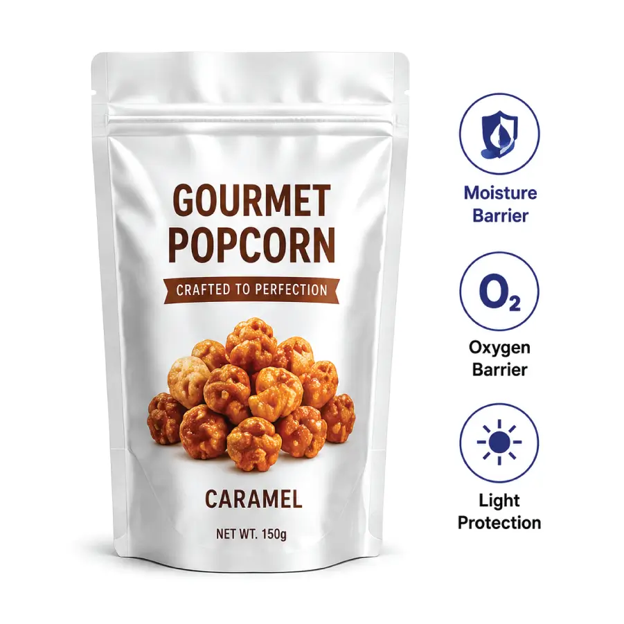 PET Laminated Film for Long Shelf-Life Popcorn