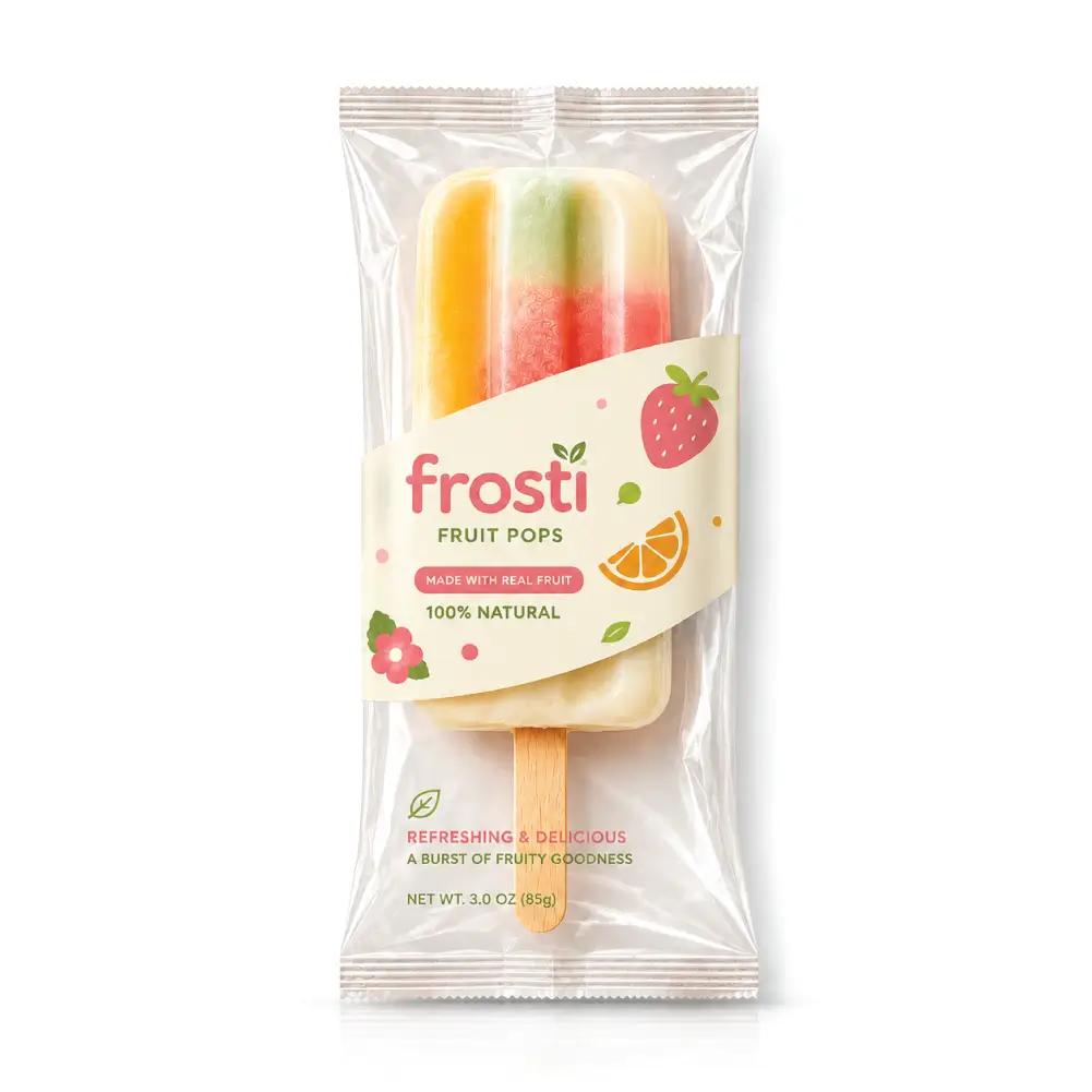 Plastic Ice Candy Bags With Clear Product Presentation