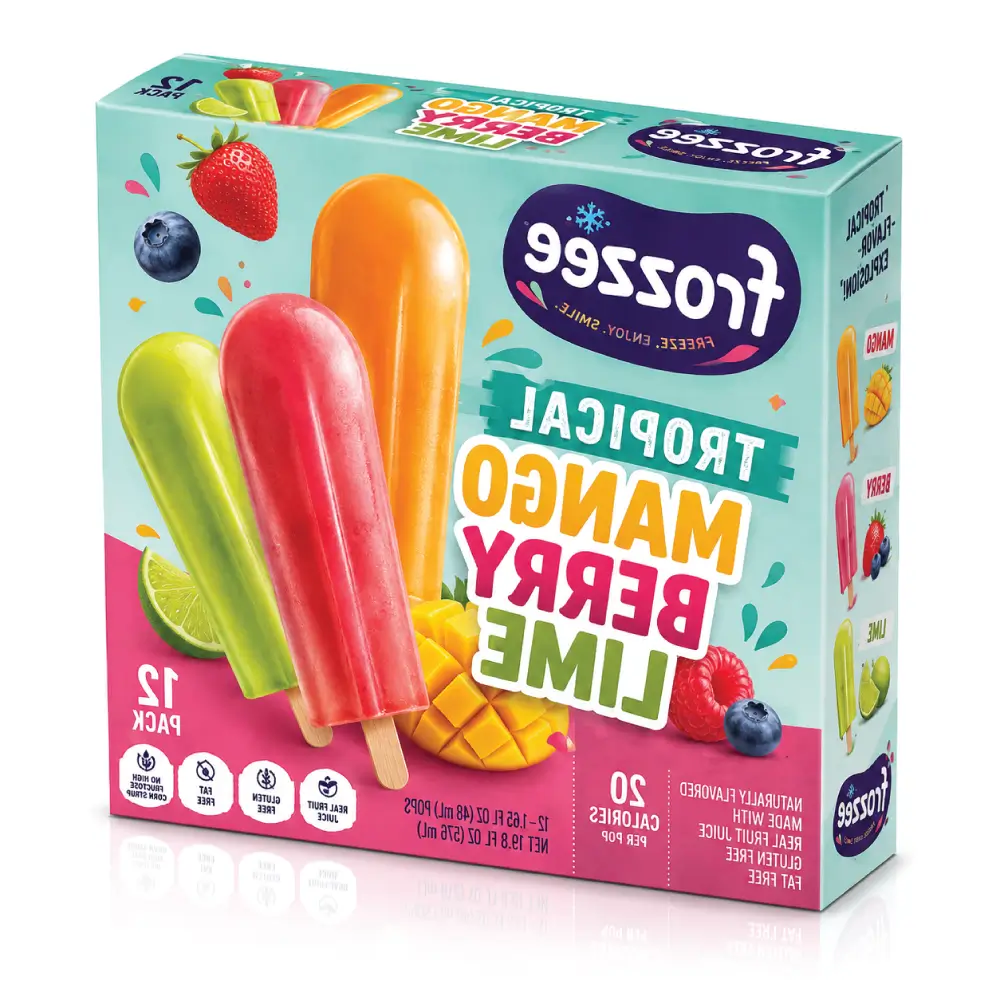 Popsicle Box Packaging With Custom Product Presentation