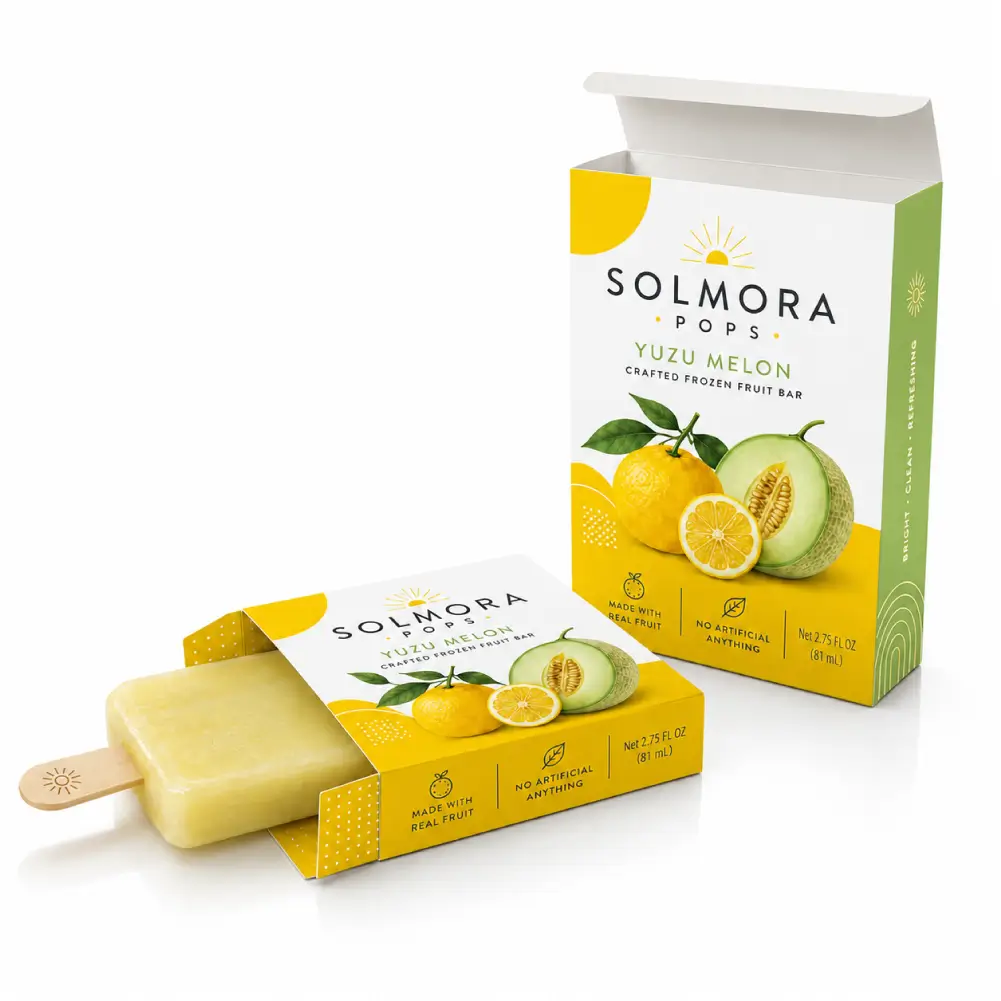 Popsicle Boxes With Custom Product Presentation