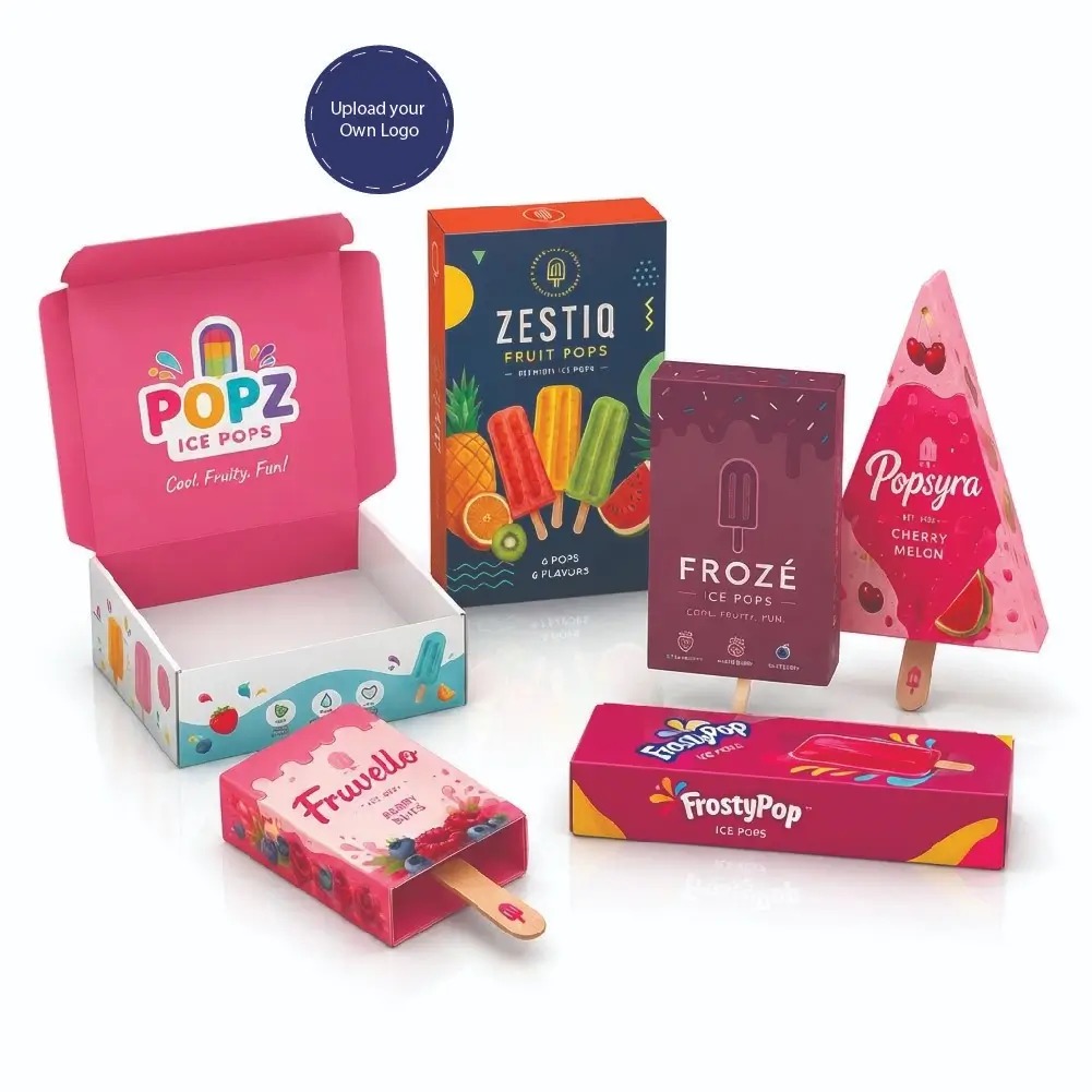 Popsicle Boxes With Custom Product Presentation