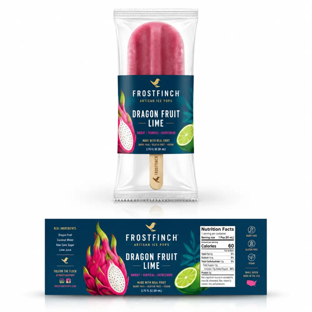 Popsicle Labels With Custom Product Branding