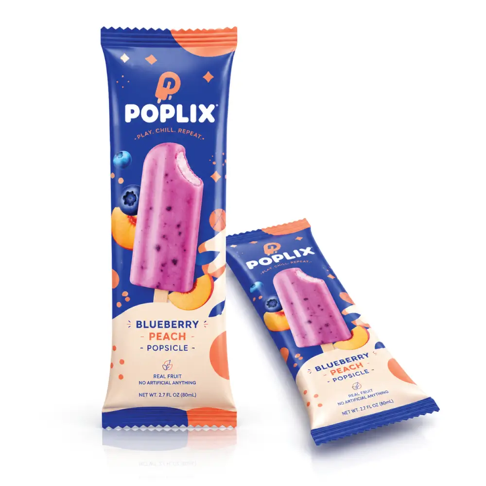Popsicle Packet Bags With Compact Product Presentation