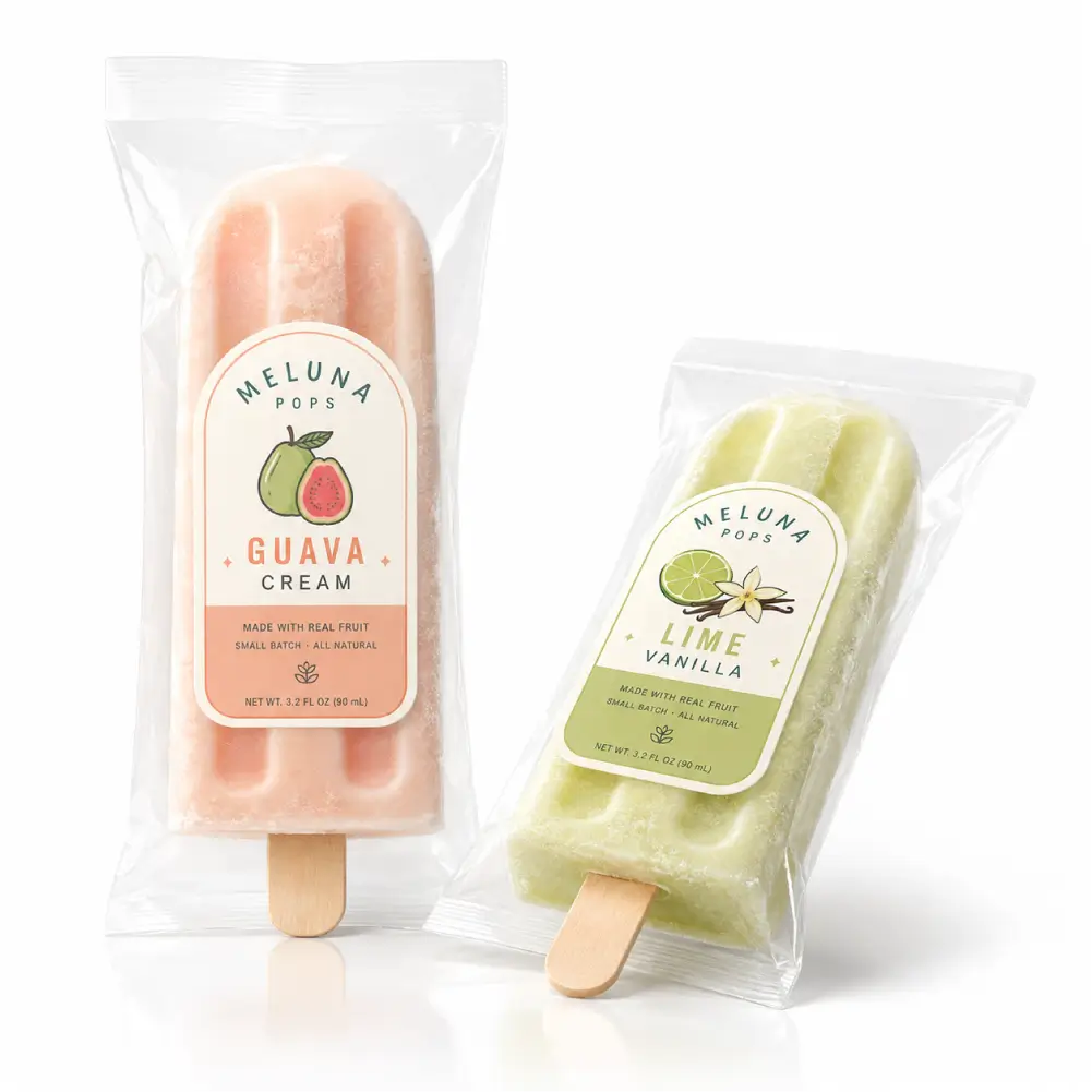 Popsicle Stickers With Custom Product Branding
