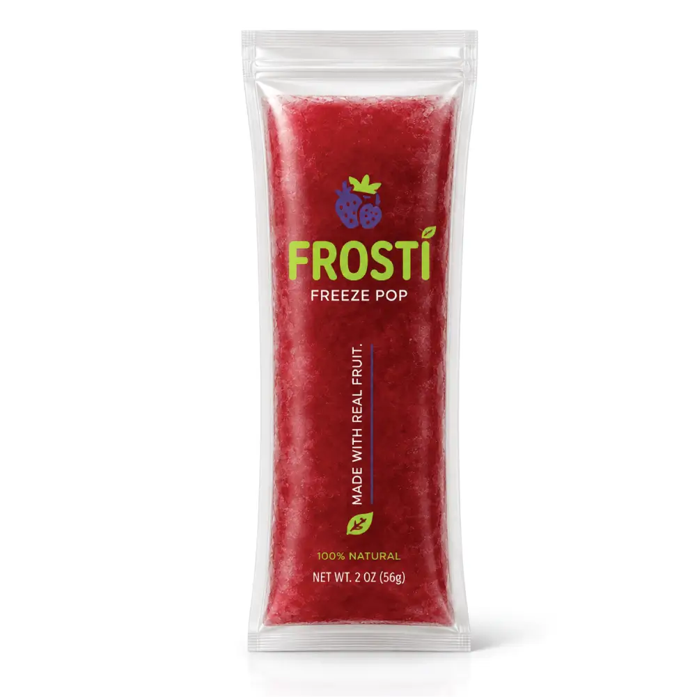 Popsicle Tubes With Custom Frozen Treat Presentation