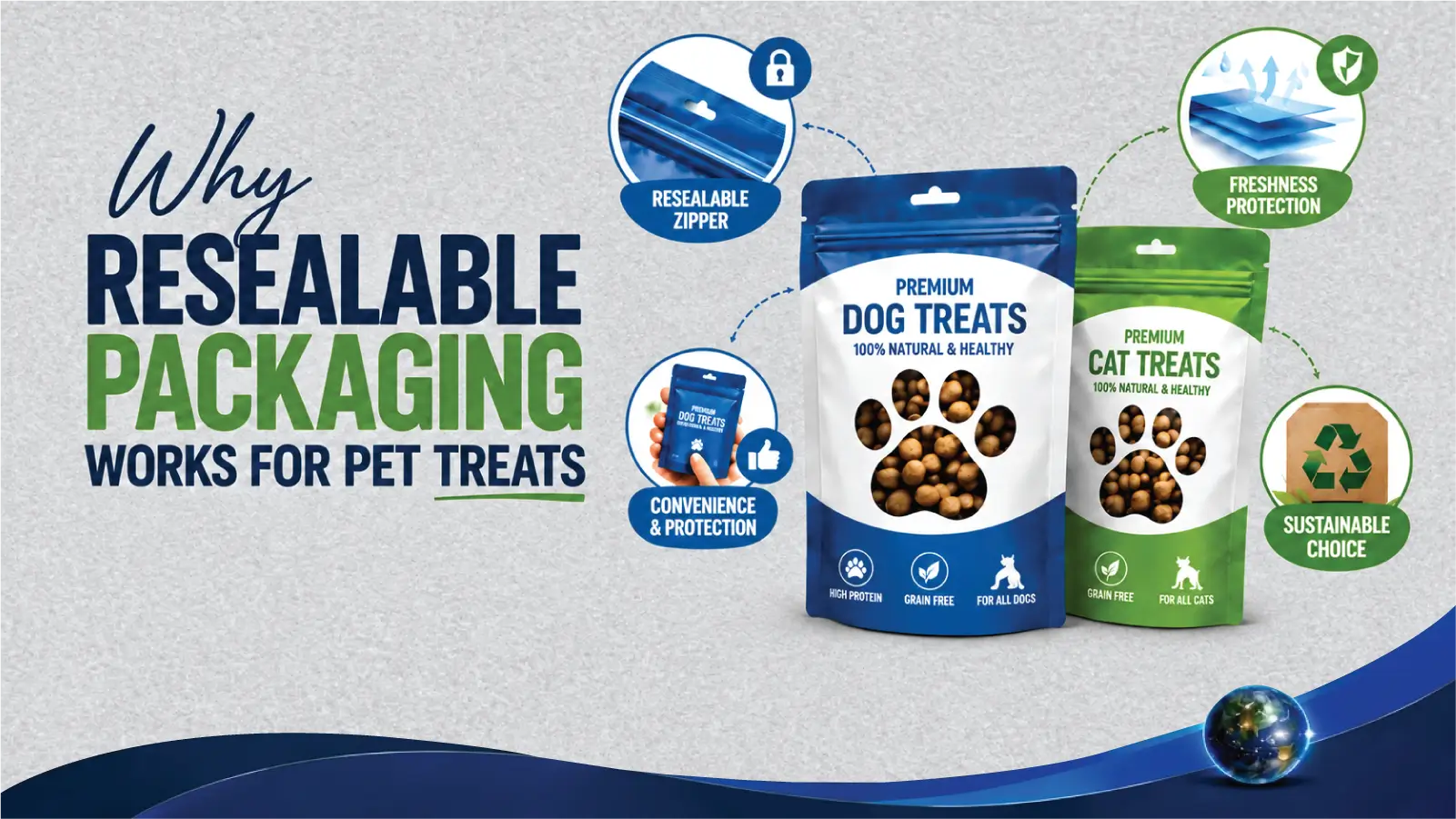 Why Resealable Packaging Works For Pet Treats  