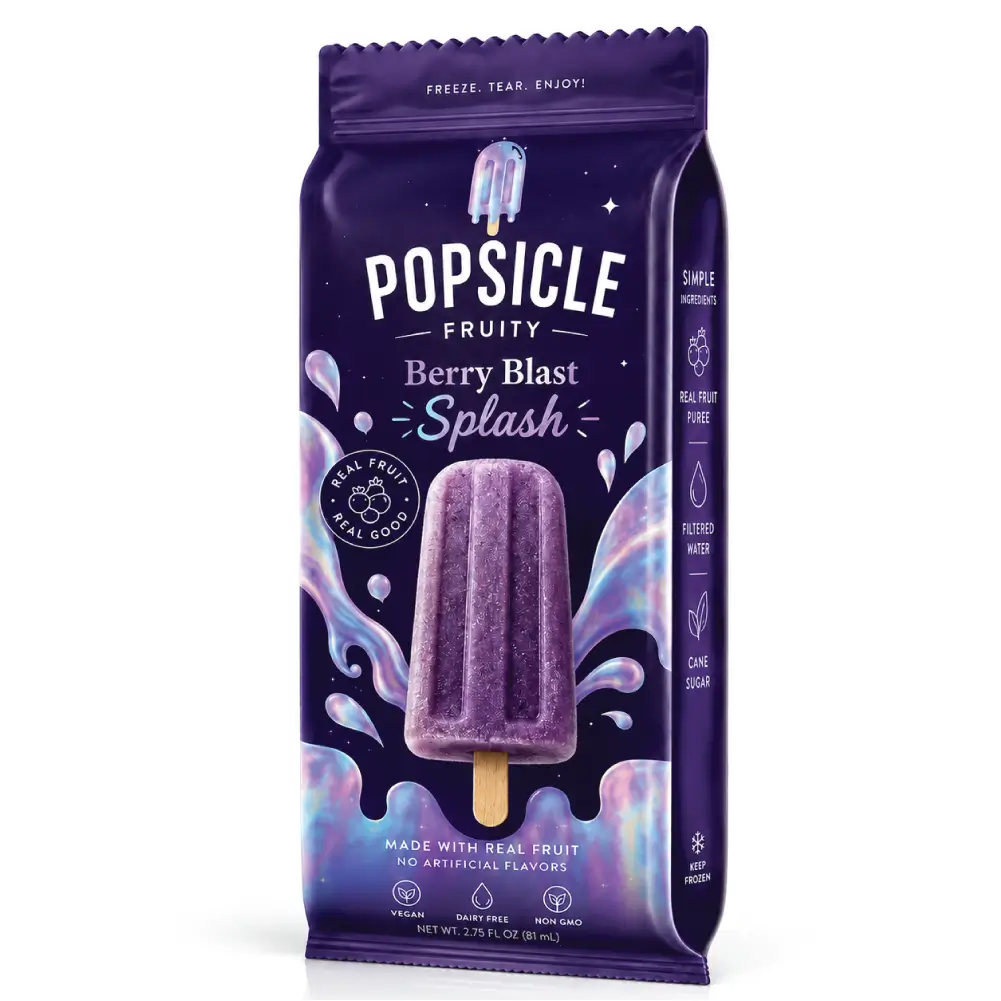 Resealable Popsicle Bags With Secure Zipper Closure
