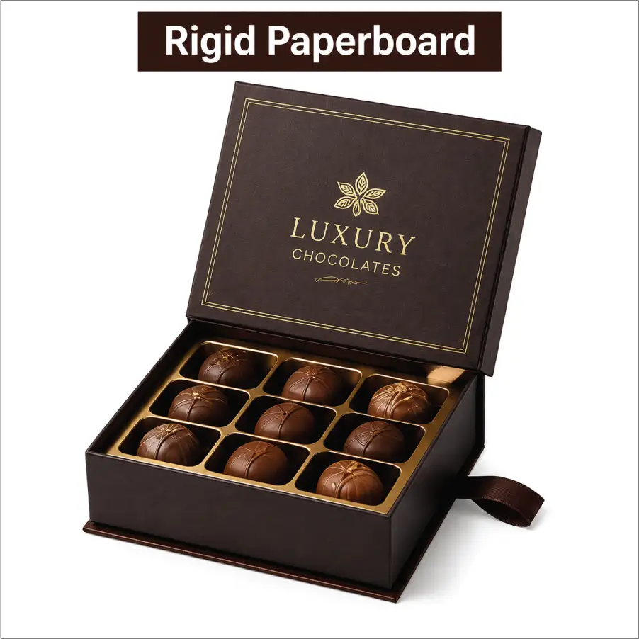 Rigid Paperboard for Premium Chocolate Boxes