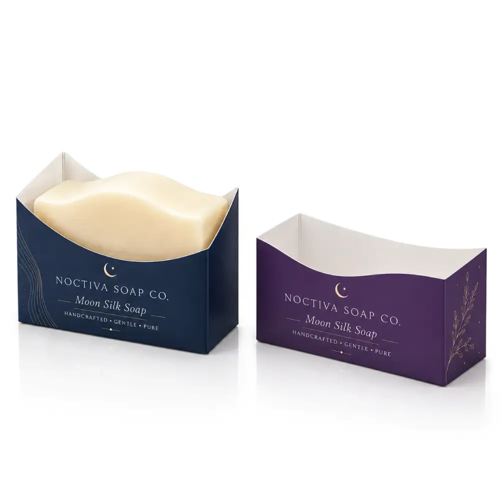 Shaped Holster Soap Boxes With Distinctive Product Presentation