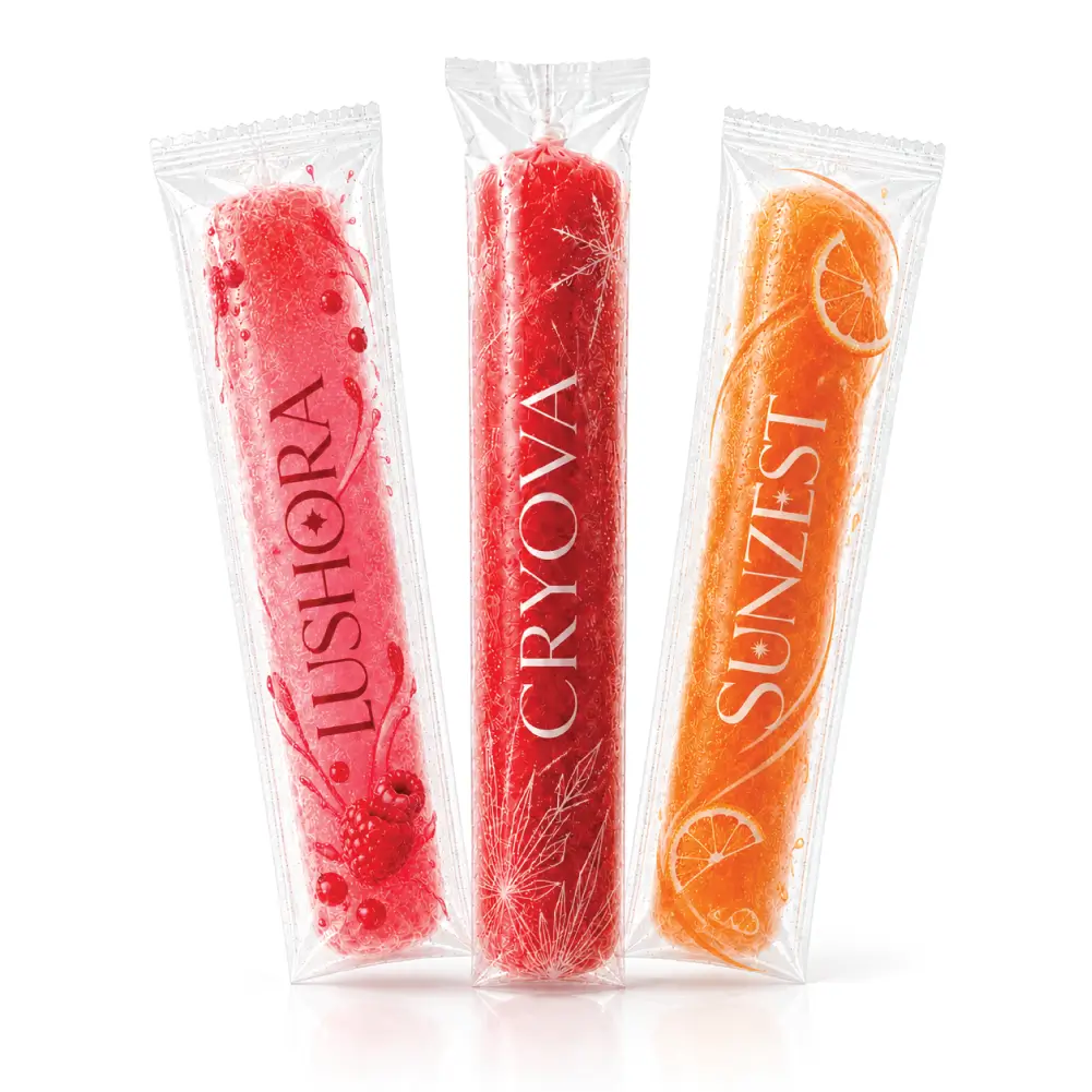 Side Sealed Popsicle Bags With Secure Sealed Edges